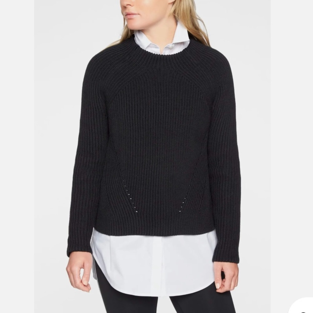 Athleta Rockland Cable Knit Sweater